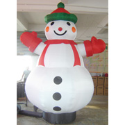 christmas inflatable snowman